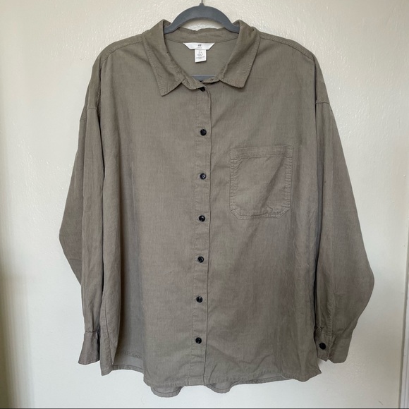 H&M Corduroy Button Down - Picture 1 of 5